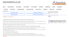 Desktop Screenshot of mahnerfolg.de