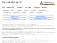 Tablet Screenshot of mahnerfolg.de
